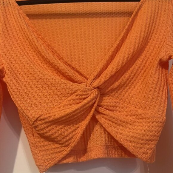 Orange Crop top US 4 - Picture 2 of 2